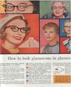 Vintage Cat Eye Glasses  Frames