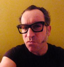Matt Vullo Artist,  eyeglassboy customer wearing Tampico glasses