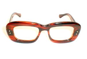 Tortoise Italian Vintage Horn-Rimmed Glasses Frames